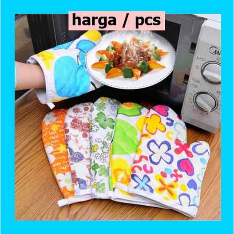 SARUNG TANGAN KAIN MICROWAVE MEMASAK ANTI PANAS