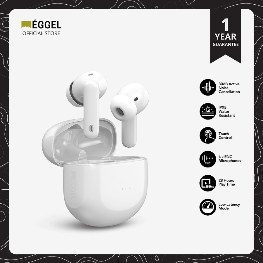 Earphone EGGEL Quiet Buds ANC + ENC Bluetooth Gaming Mode
