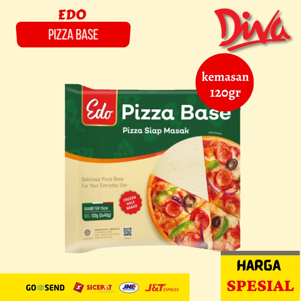 

[120g] Edo Pizza Base | Piza Base siap masak