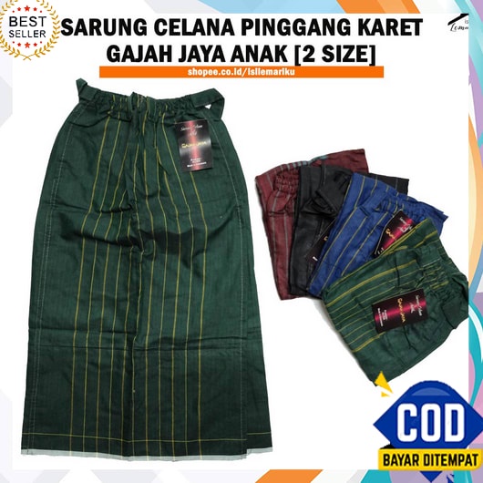 Sarung Celana Gunungan Jawa/Sarcel Murah/Clarung Modrn Cod Sarung Celana Gajah Jaya Anak Ukuran Tk &