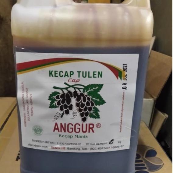 

☚ KECAP ANGGUR JERIGEN 6 KG 5 LITER MANIS HITAM SENG LIE ♖