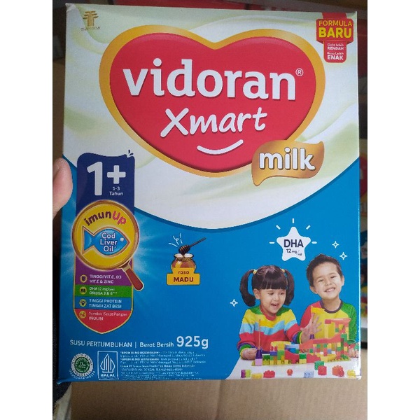 Vidoran Xmart  1+  3+ madu vanila  925 gr exp juli 2024