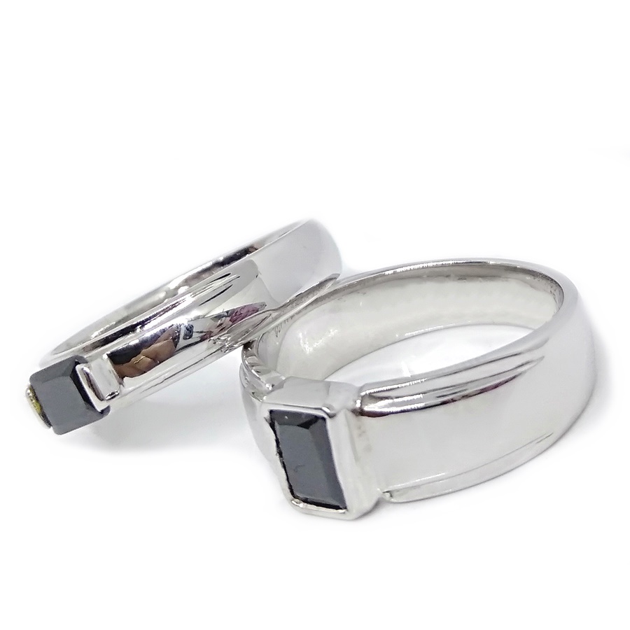 Cincin Kawin Couple Perak Asli Gratis Ukir Nama A251