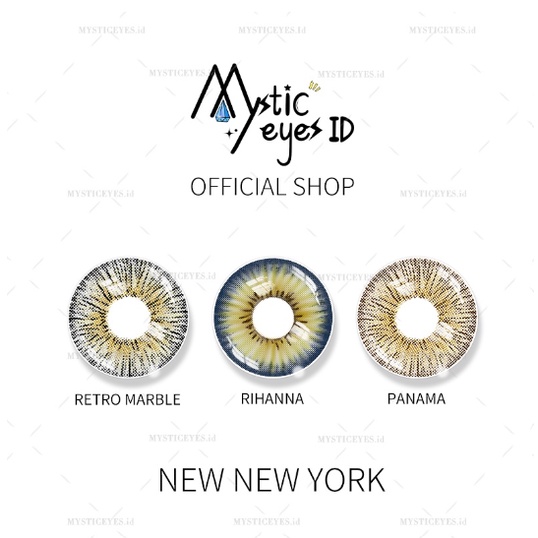 MYSTIC EYES New York Normal Eyes Series 14,2mm Soflens - Soflen Mata Anti Kering