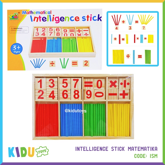 Intelligence Stick Mainan Edukasi Berhitung Matematika Anak Intelligence Stick Matematika Educational Toys Kidu Toys