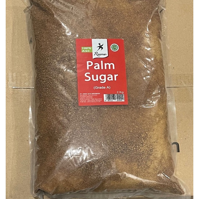 

Ricoman Palm Sugar 8x2kg - Gosend Grab Only!!!