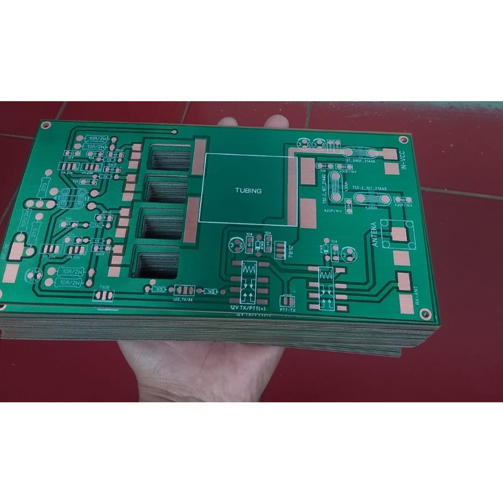 Kit Pcb Linier 4x IRF- SSb radioHf 100watt - 600watt