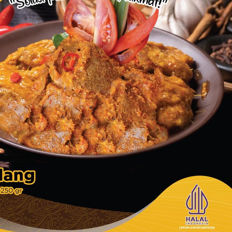 

✥ RENDANG PADANG DAGING SAPI PREMIUM FRESH MAKIJAH FROZEN FOOD HEMAT ENAK NIKMAT HALAL ☼