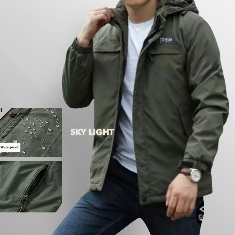 PALING DIMINATI Jaket Pria Distro Tebaru Keren Sultan Kalibre Dewasa Keren Jacket Saku Dalam Bomber 