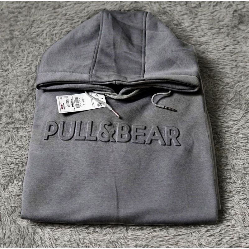 Sweater Hoodie Branded Premium Pull and Bear Unisex Pria Wanita Bahan Tebal Ukuran Big Size M-XXL