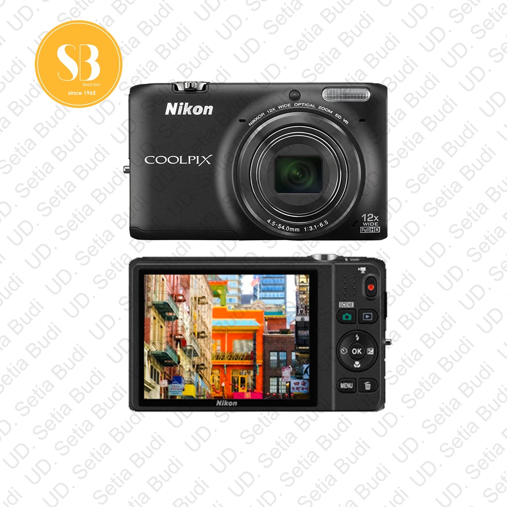 Kamera Digital Nikon Coolpix S6500 Wifi Kompatibel Baru