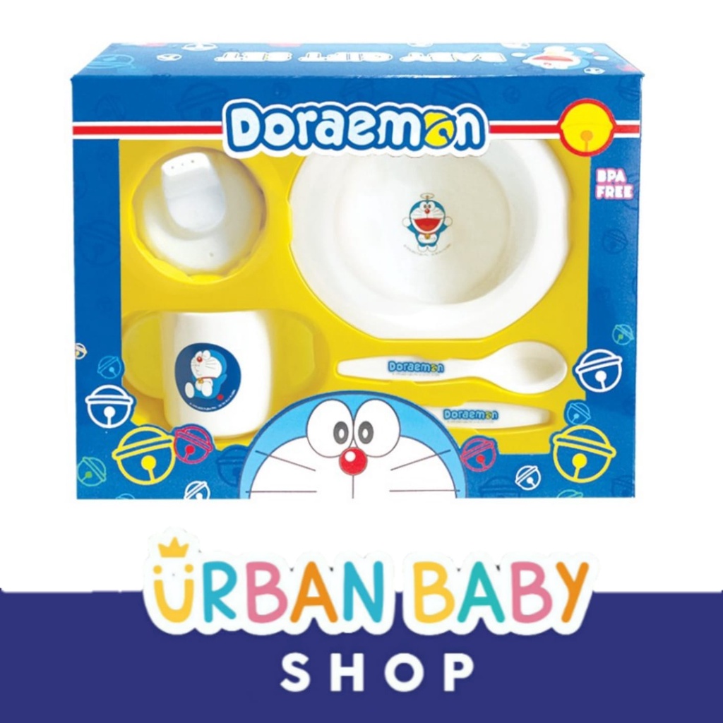 Doraemon Lusty Bunny Feeding set Dooz Small