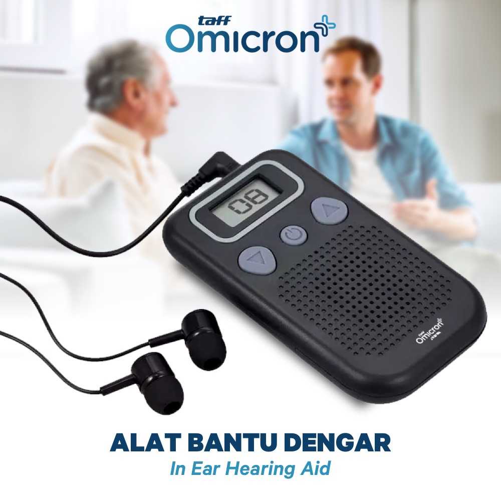 TaffOmicron {Alat Bantu Dengar Ori Jernih In Ear Hearing Aid - JY-2019A - Alat Membantu / Bantu Head