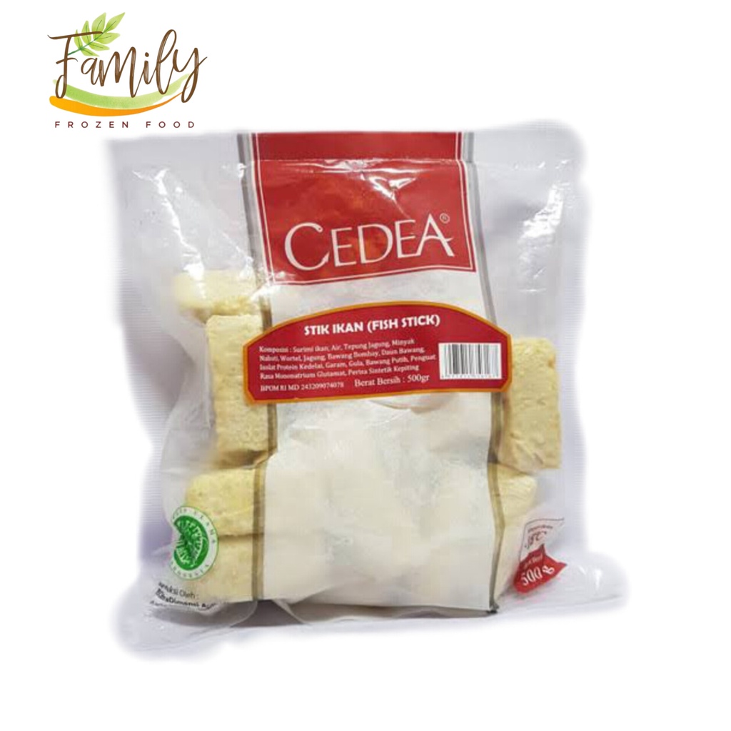 Cedea Fish Stick 25pc 500gr Frozen Food Grosir
