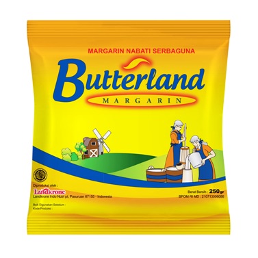

Butterland Margarin Serbaguna 250gr