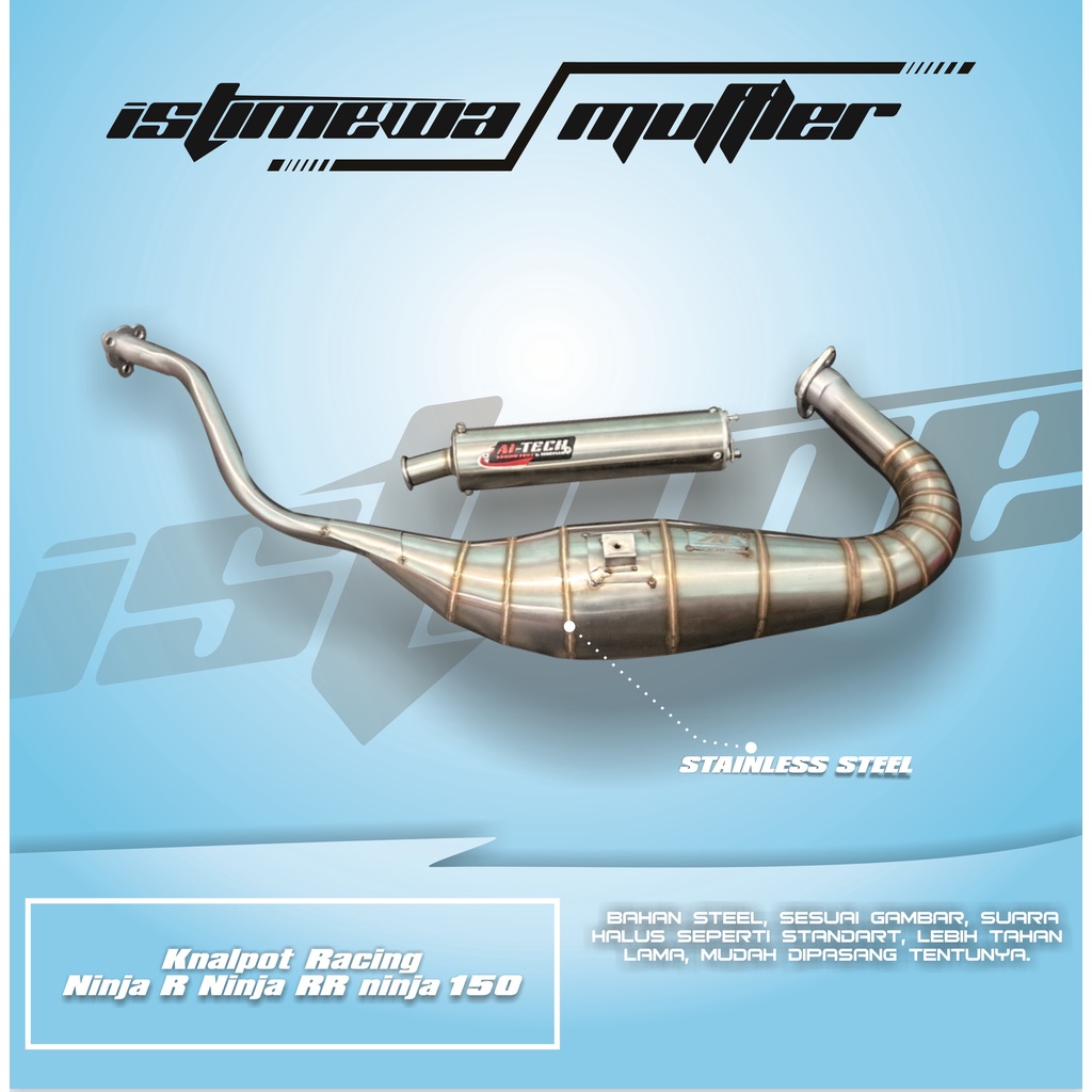 Knalpot Racing Ninja R Ninja RR ninja 150
