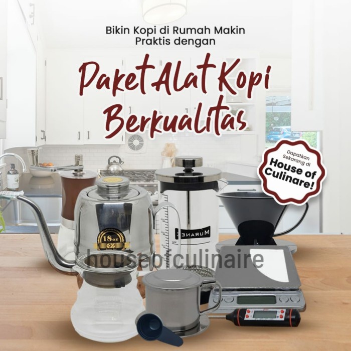 Terlaris Paket Kopi Manual Brew / Alat Kopi Lengkap