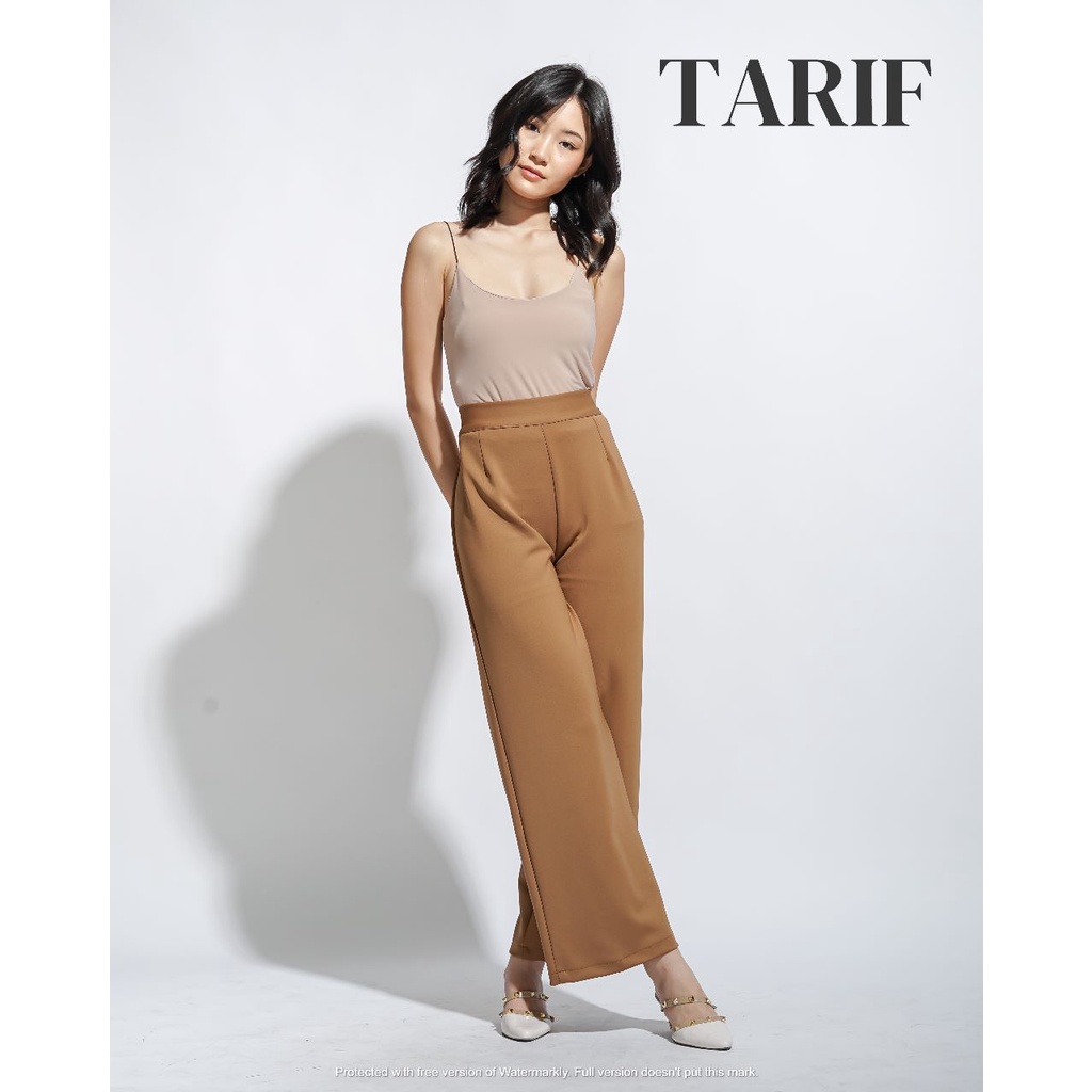 MULAN CELANA KULOT WANITA - By Tarif - CELANA PANJANG WANITA - CELANA HIGHWAIST (L119)