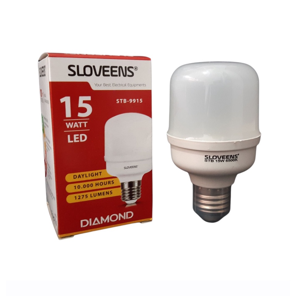 Paket 10 Pcs Sloveens Diamond Lampu LED Capsule 15 Watt