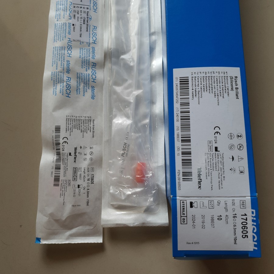 Foley Catheter Silicone Rusch Foly Cateter Silikon