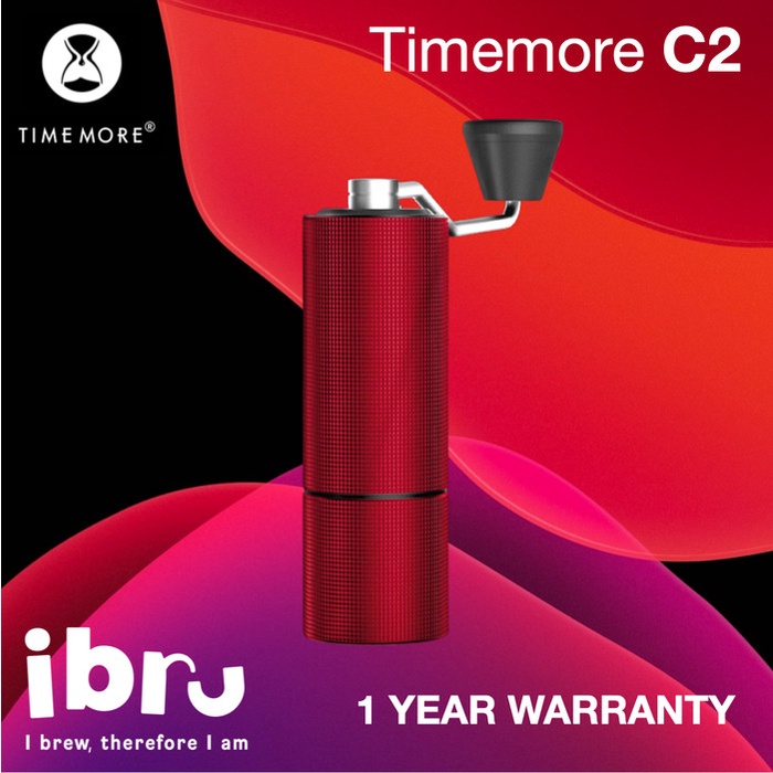 Terlaris Timemore Chestnut C2 Grinder - Limited Edition Red