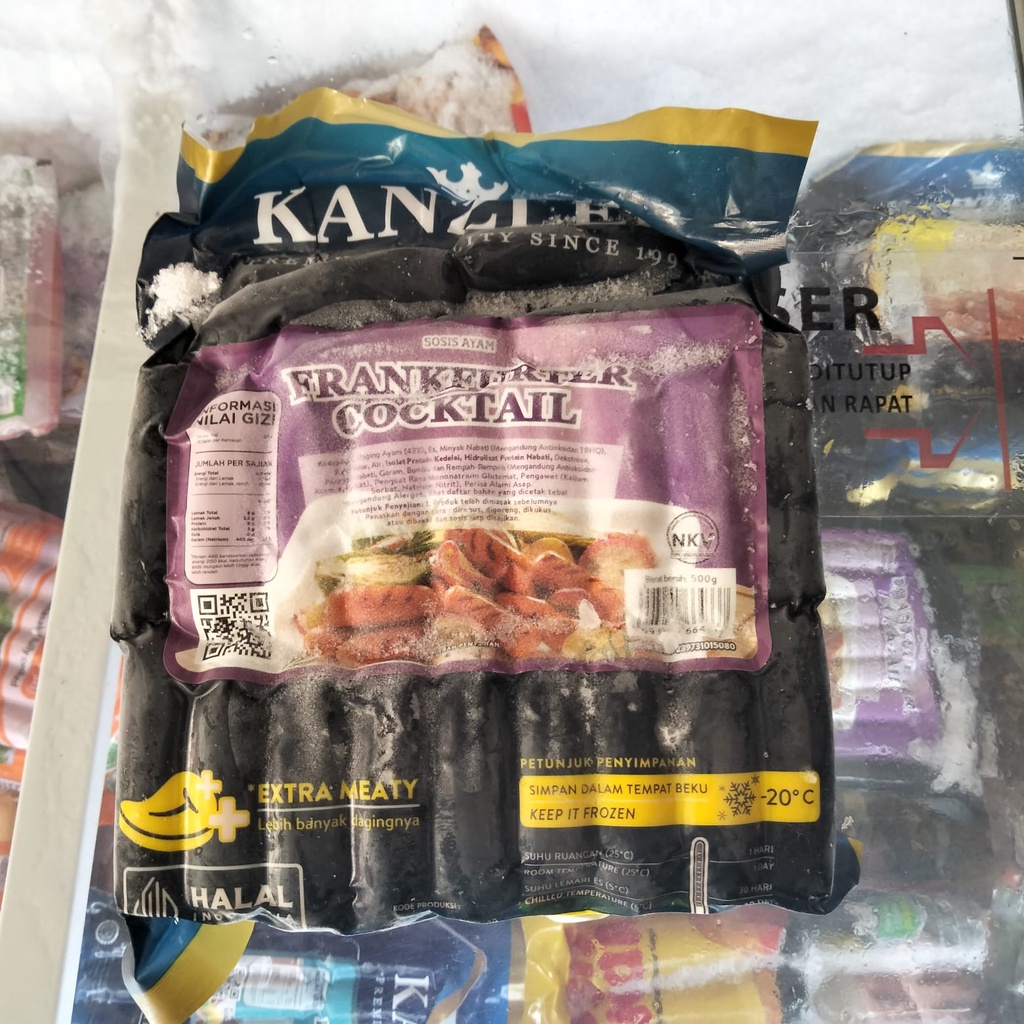

Kanzler frank sosis ayam 500gr