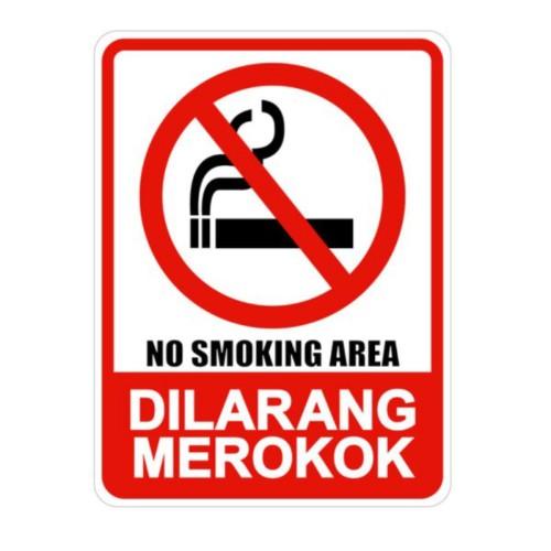 

Terlaris Rambu Dilarang Merokok No Smoking Area 35Cm X 50Cm Plat Alumunium