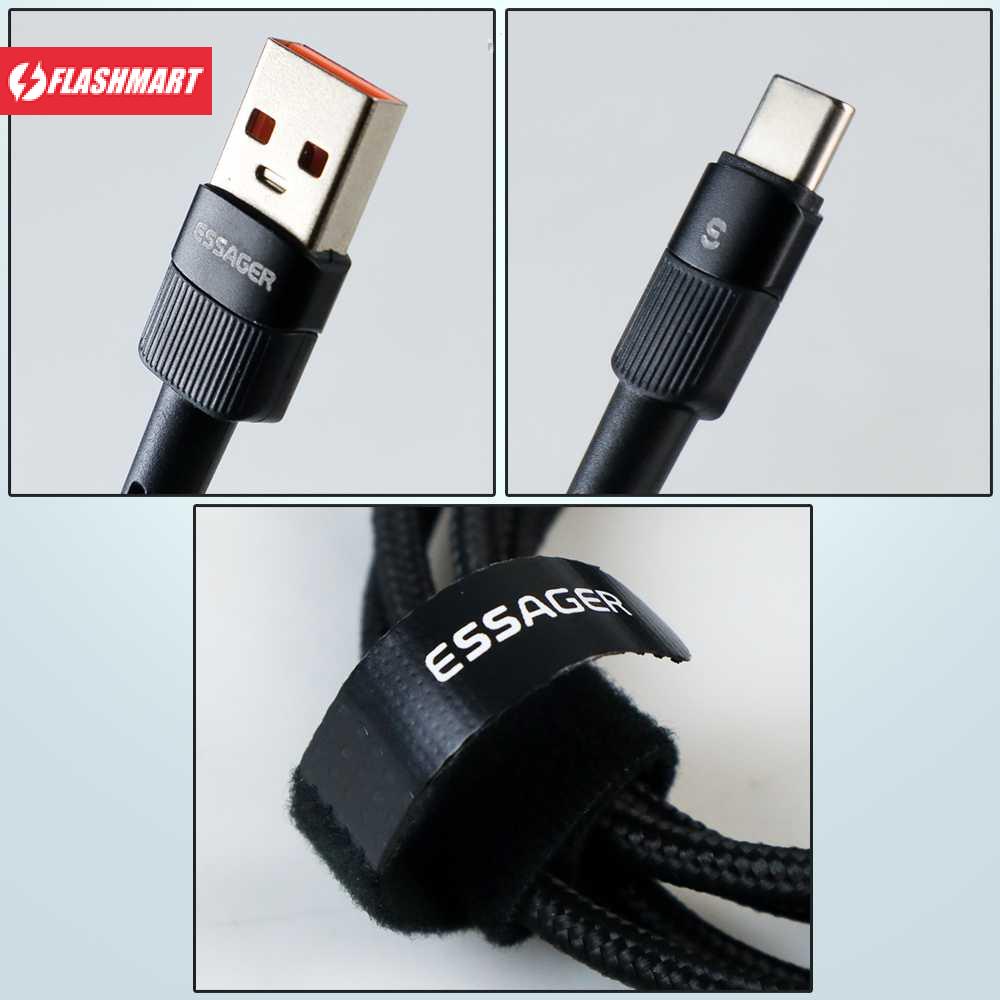 Flashmart Essager Kabel Charger USB Type C Fast Charging 1 meter 66W - EXCT-XC01