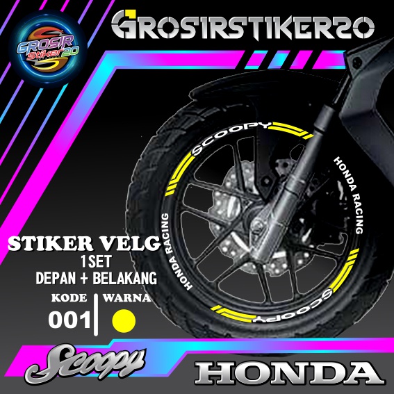 STIKER CUTTING LIST VELG HONDA SCOOPY / LIST VELG CUTTING STIKER HONDA SCOOPY / CUTTING STIKER VARIA