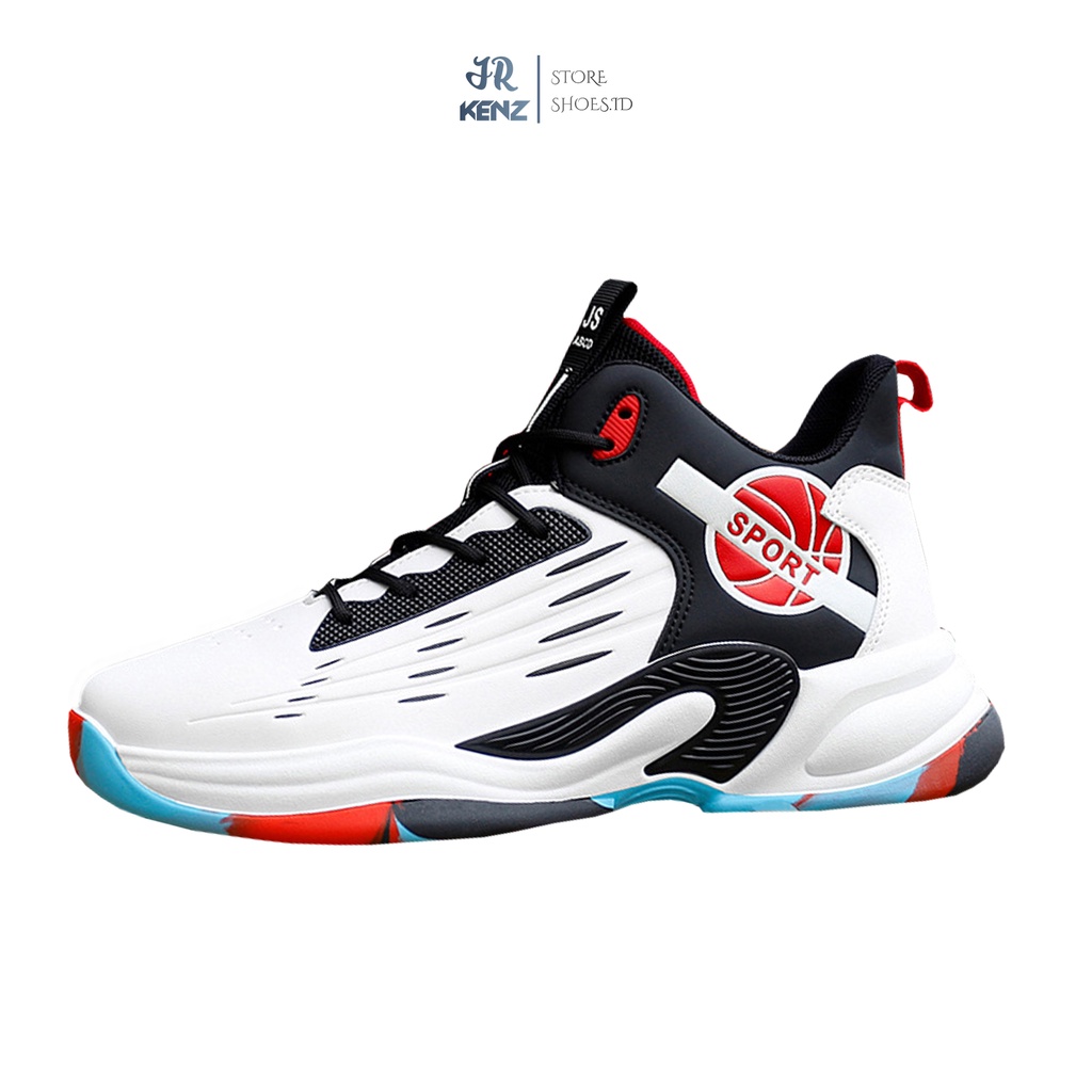 sepatu Sneakers SPORT DIEMME pria cowok casual tali running olahraga lari impor fashion shoes putih 