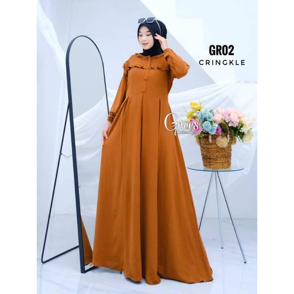 Gamis Gress Cringkle Premium