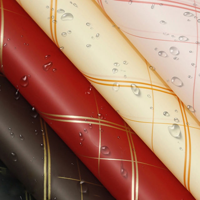 Flower Paper Wrapping Cellophane Color Warna Kertas Buket Bouquet Bunga Halus Hias Dekorasi Pesta KB6190