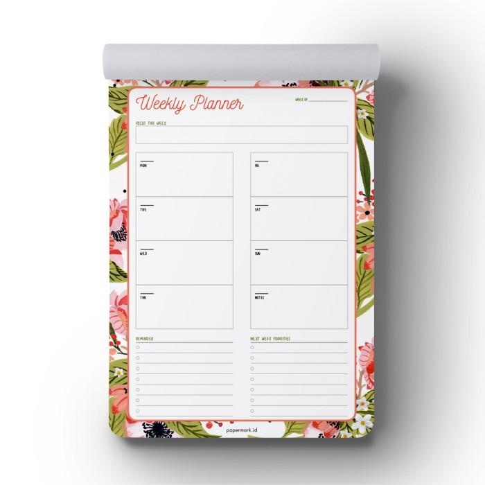 

Terlaris Weekly Planner Summer Vibe Notepad