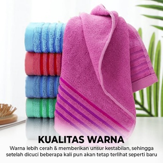 NUZ Handuk Merah Putih Muka /Olahraga/Handuk Cotton Sport Bahan Katun Menyerap Keringat