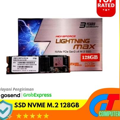 Termurah SSD NVME M.2 128GB MIDASFORCE LIGHTNING MAX SSD NVMe M.2 PCIe Gen3 x4 M2SATA NVME