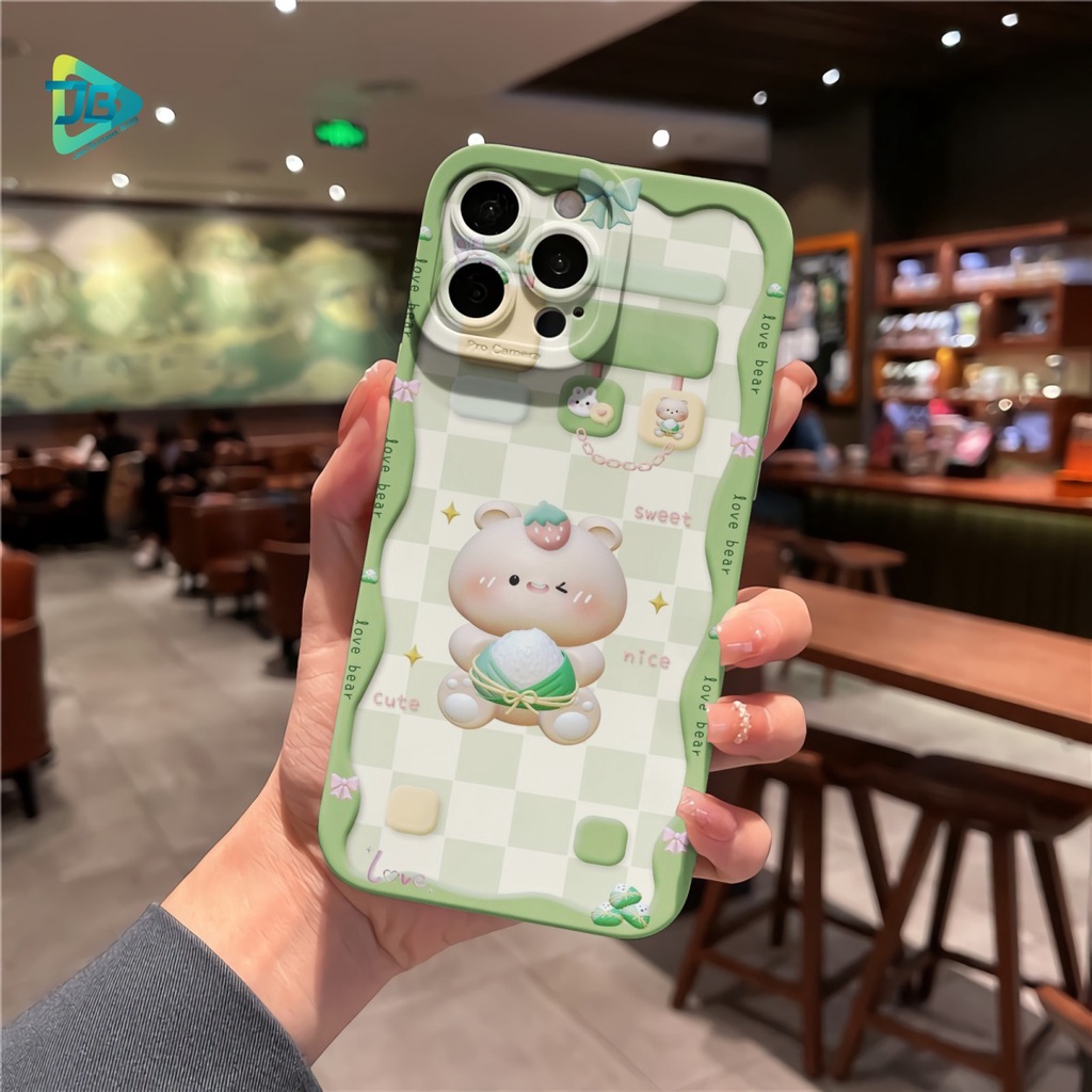 CUSTOM CASE SOFTCASE SILIKON PROCAMERA  LOVE BEAR CUSTOM OPPO A3S A1K A5S A7 A37 NEO 9 A15 A15S A16 F1S A59 A96 A52 A92 A31 A8 A33 A53 A9 A5 2020 JB7322