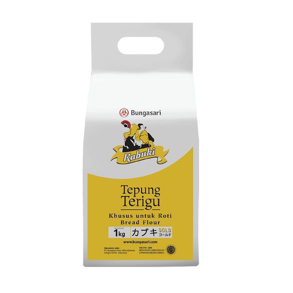 

Big Sale Bungasari Kabuki Gold Tepung Terigu Super Premium Khusus Roti 1 KG