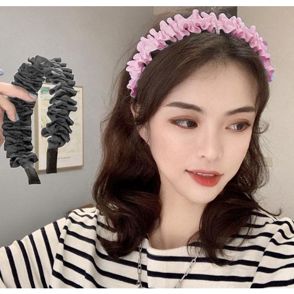 BANDO RUFFLES  / BANDANA KERUT SCRUNCHIE KOREA HEADBAND