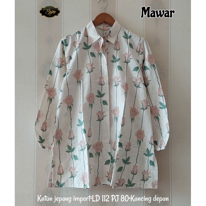 MAWAR KEMEJA - BAHAN KATUN JEPANG