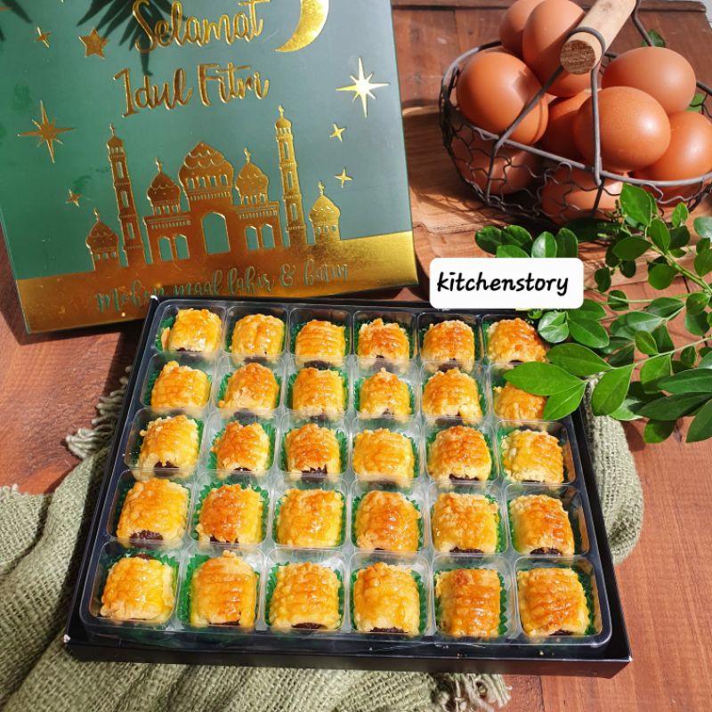 

Dus Nastar Sekat Lebaran/Box Sekat Idul Fitri/Dus Packing/Hardbox Kue Nastar/Dus Brownies(10pcs)