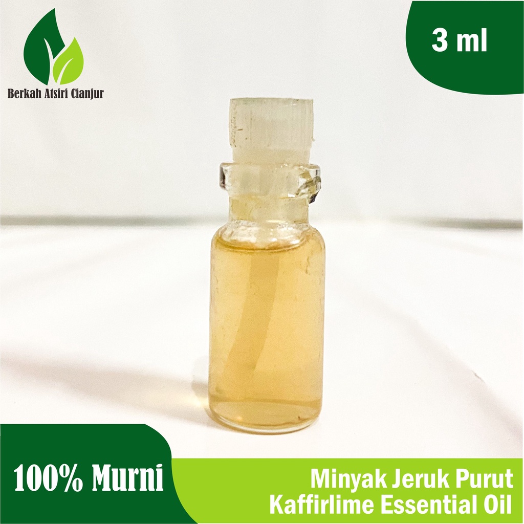 3ml minyak atsiri jeruk purut murni 100% kaffirlime pure essential oil diffuser aromatherapy 100%