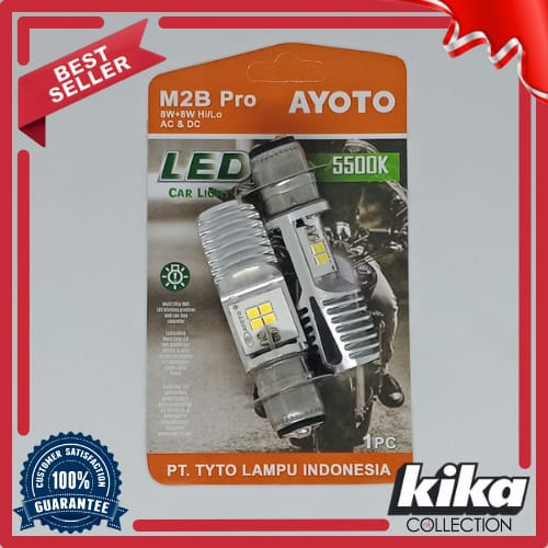 Lampu motor led motor bebek/matic AYOTO M2B PRO AC/DC