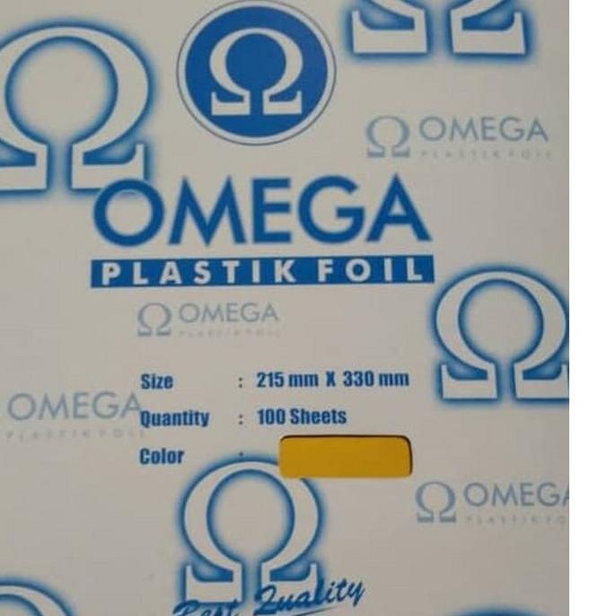 ✲ Plastik foil omega / plastic foil omega / kertas foil omega / foil emas / foil emas omega / plasti
