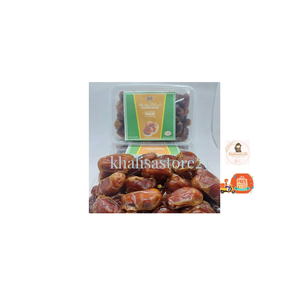 KURMA KHALAS PREMIUM 1KG /DATES CROWN/AL SAAD (KEMASAN TOPLES)