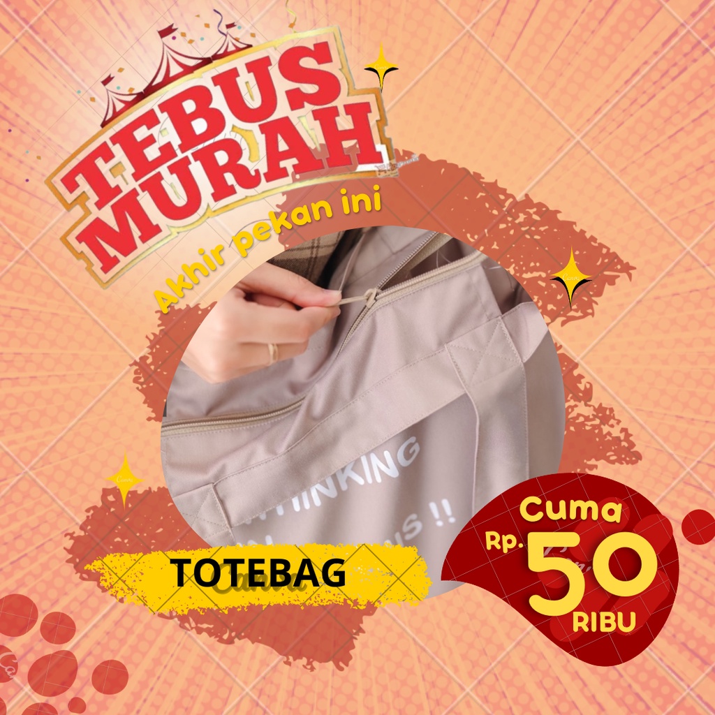 TEBUS MURAH TOTEBAG RERE//FREE ITEM MYSTERI BAGI YANG BERUNTUNG