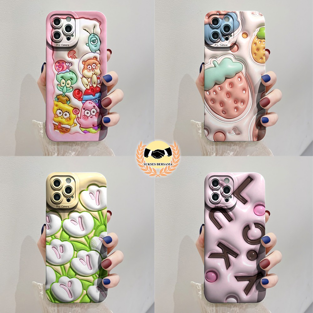 CUSTOM CASE SOFTCASE SILIKON PROCAMERA LUCKY CUSTOM OPPO A3S A15 A15S A16 A1K A5S A7 A12 A11K A31 A5