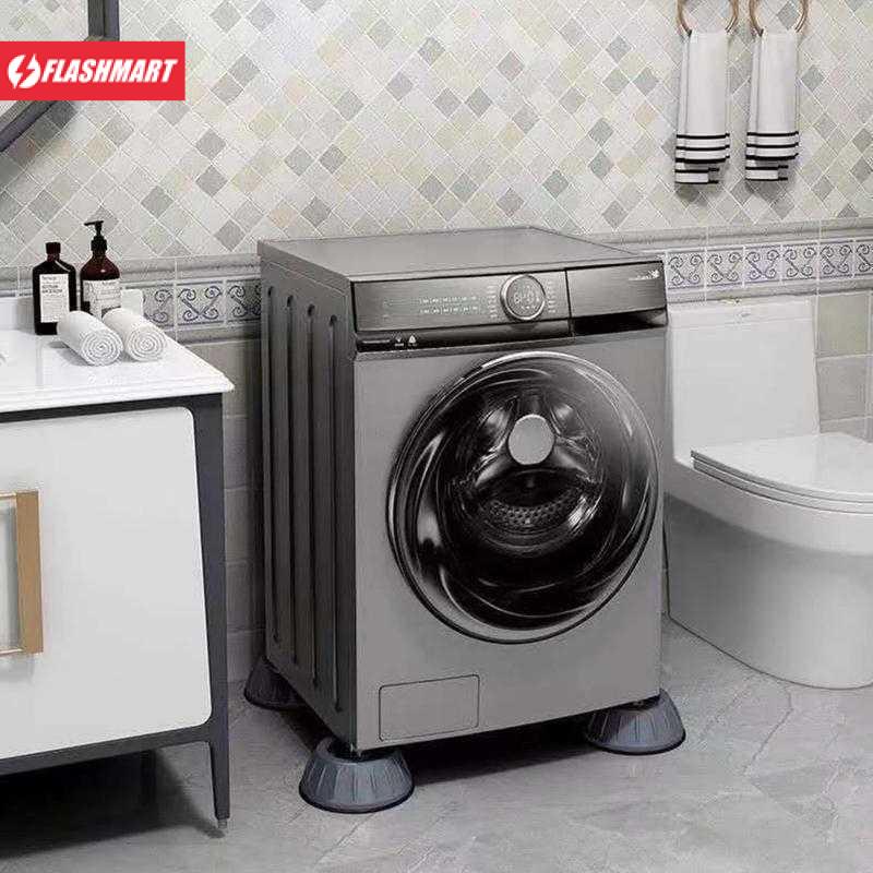 Flashmart Alas Mesin Cuci Silicone Anti-Vibration Shock Pads - NY500