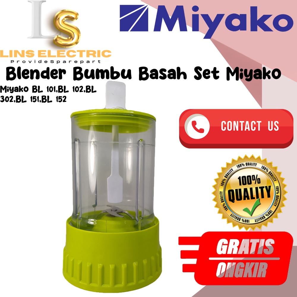 Blender Bumbu Basah Set (Miyako BL 101,BL 102,BL 302,BL 151,BL 152)