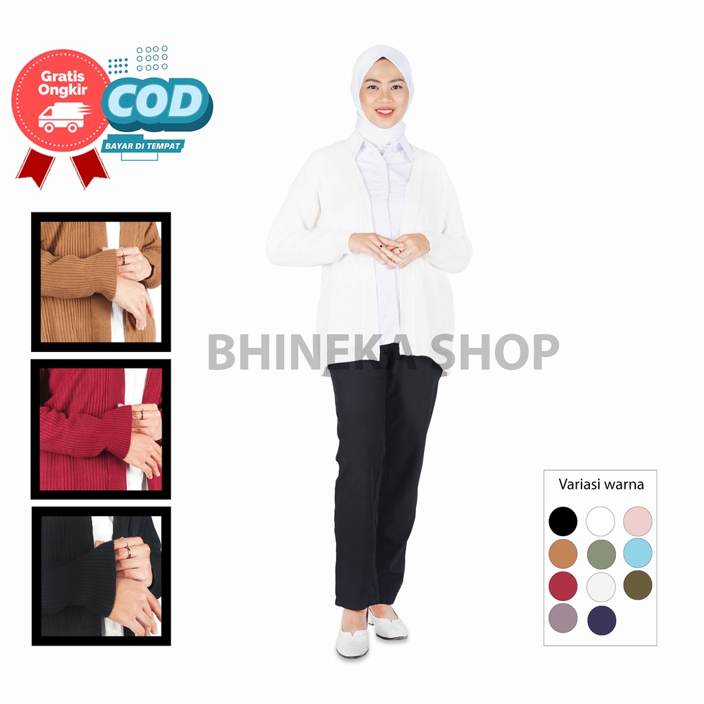 Cardigan Bresca Wanita Cardigan Knit Premium Cardigan Rajut