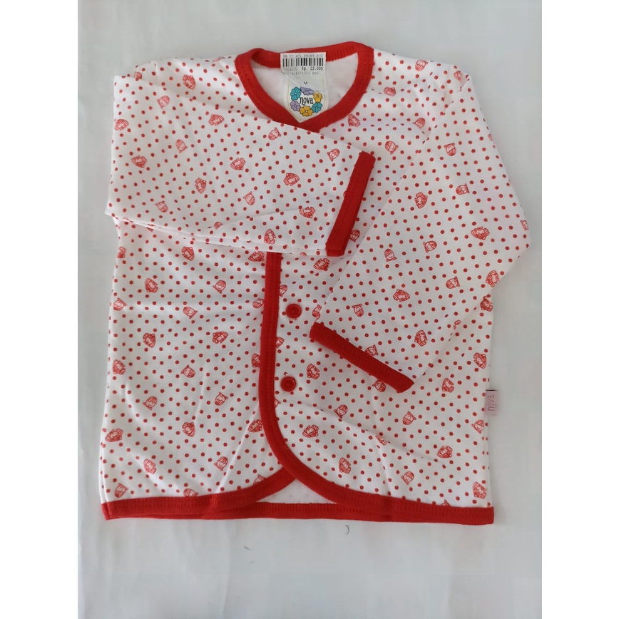 Nova Baju Anak Tangan Panjang Print Polkadot-M